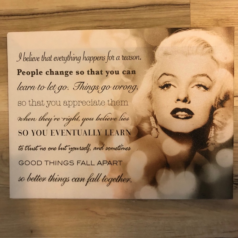 Marilyn Monroe picture & quote